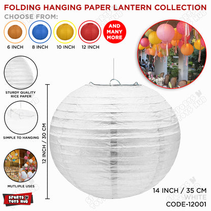 14 Inch Paper Hanging Lanterns Collection