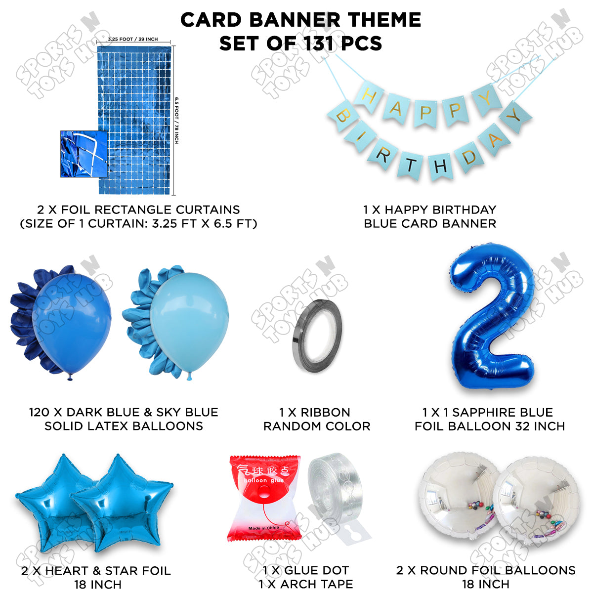 Second Birthday Card Banner Arch Theme
