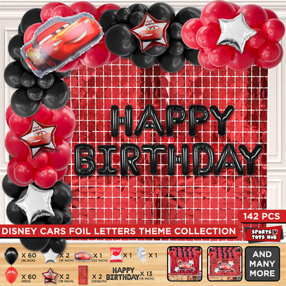 Happy Birthday Foil Letter Arch Theme