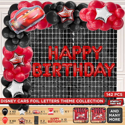 Happy Birthday Foil Letter Arch Theme