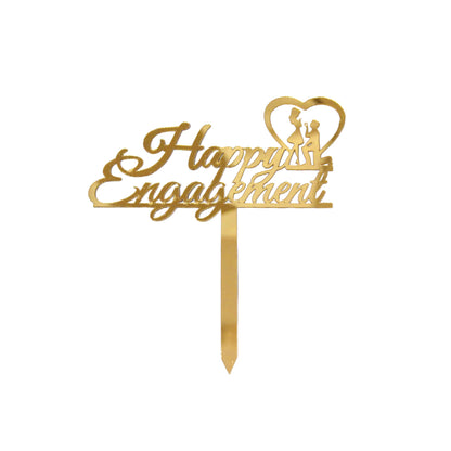 Happy Engagement Acrylic Cake Topper