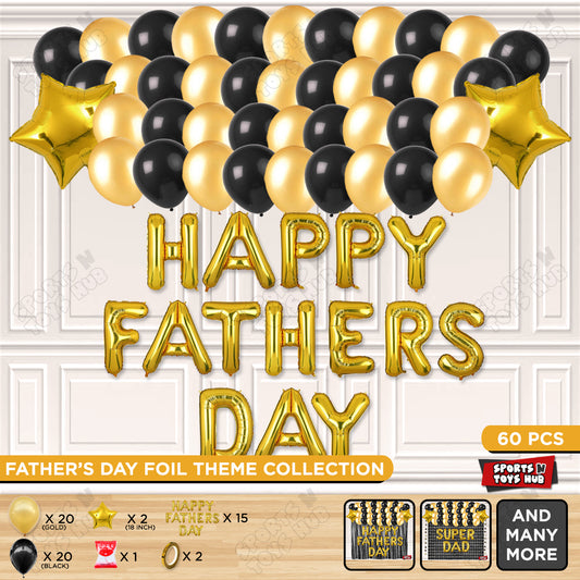 Happy Fathers Day Foil Letter Garland Theme Collection
