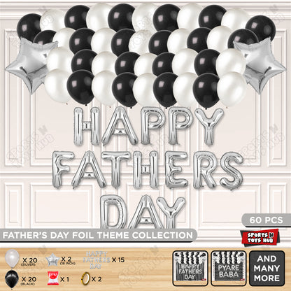 Happy Fathers Day Foil Letter Garland Theme Collection