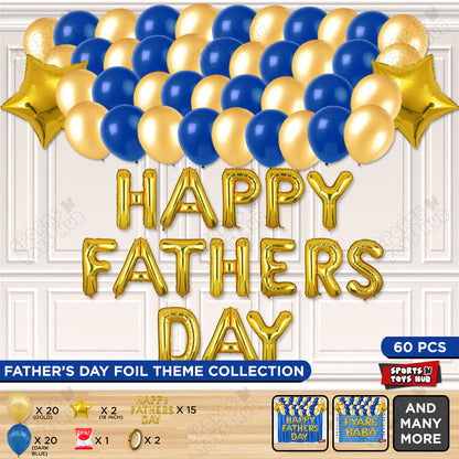 Happy Fathers Day Foil Letter Garland Theme Collection