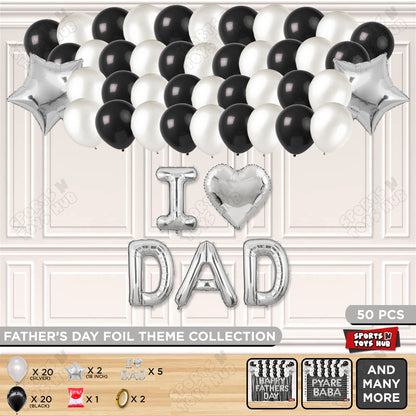I ♡ Dad Foil Letter Garland Theme Collection