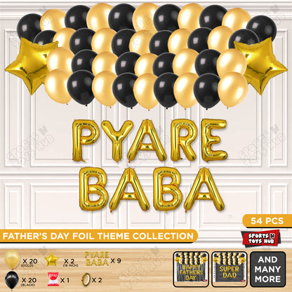 Pyare Baba Foil Letter Garland Theme Collection