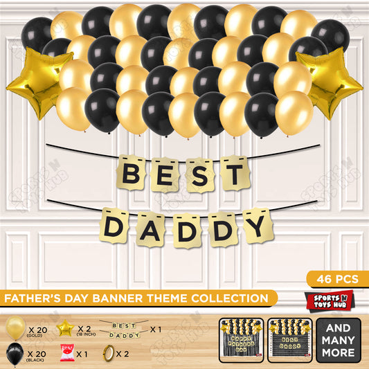 Best Daddy Shinny Gold Card Banner Theme Collection