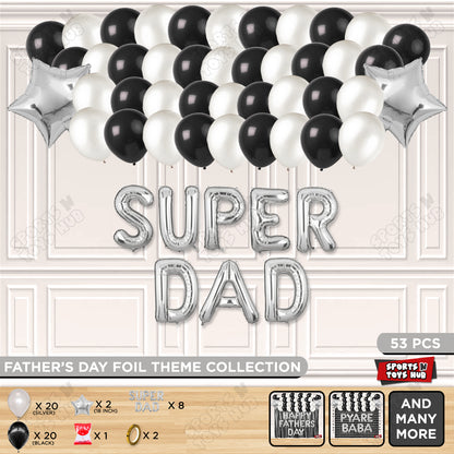 Super Dad Foil Letter Garland Theme Collection