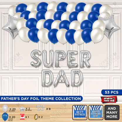 Super Dad Foil Letter Garland Theme Collection