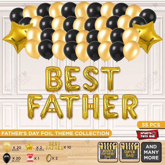 Best Father Foil Letter Garland Theme Collection