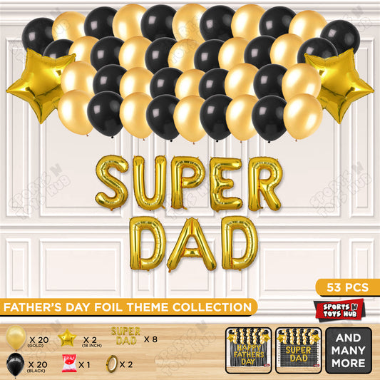Super Dad Foil Letter Garland Theme Collection