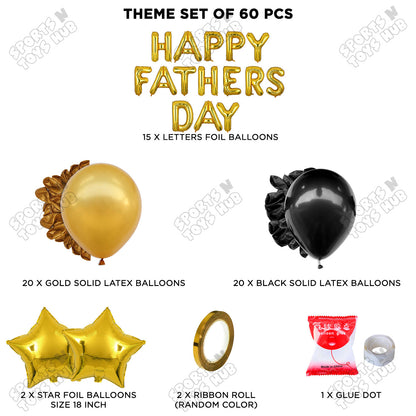 Happy Fathers Day Foil Letter Garland Theme Collection