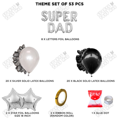 Super Dad Foil Letter Garland Theme Collection