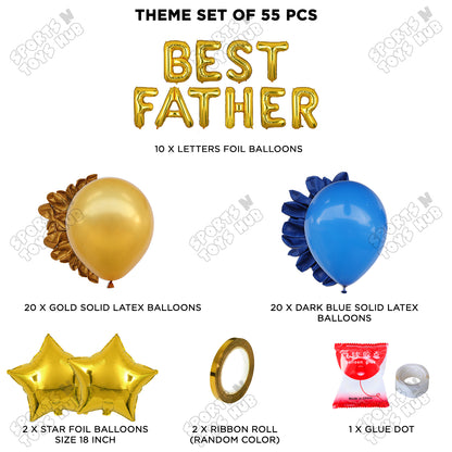 Best Father Foil Letter Garland Theme Collection