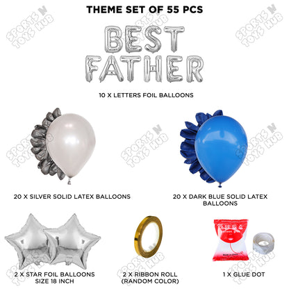 Best Father Foil Letter Garland Theme Collection