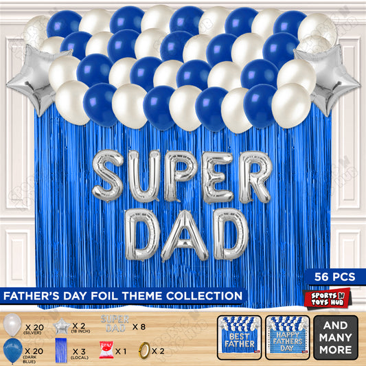 Super Dad Foil Letter Curtain Theme Collection