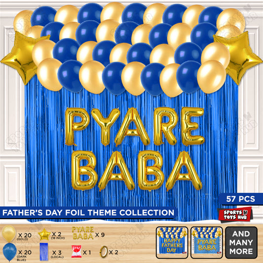 Pyare Baba Foil Letter Curtain Theme Collection