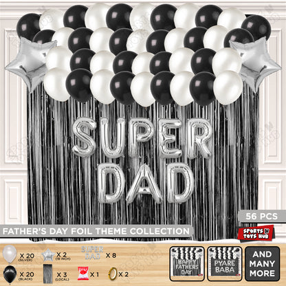 Super Dad Foil Letter Curtain Theme Collection