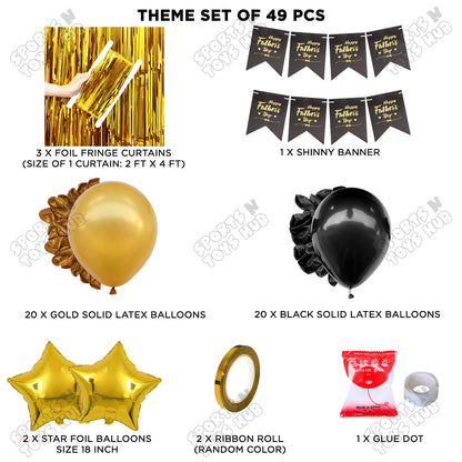 Happy Fathers Day Card Banner Theme Collection