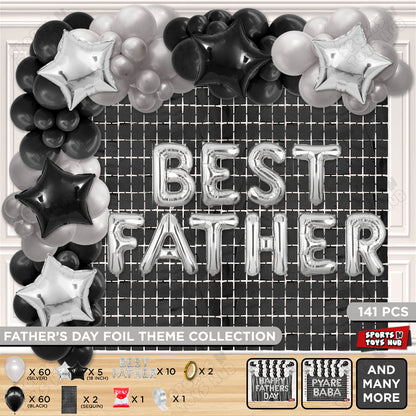 Best Father Foil Letter Arch Theme Collection