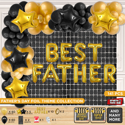 Best Father Foil Letter Arch Theme Collection