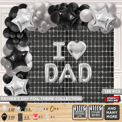 I ♡ Dad Foil Letter Arch Theme Collection