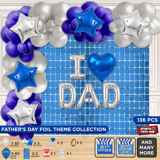 I ♡ Dad Foil Letter Arch Theme Collection