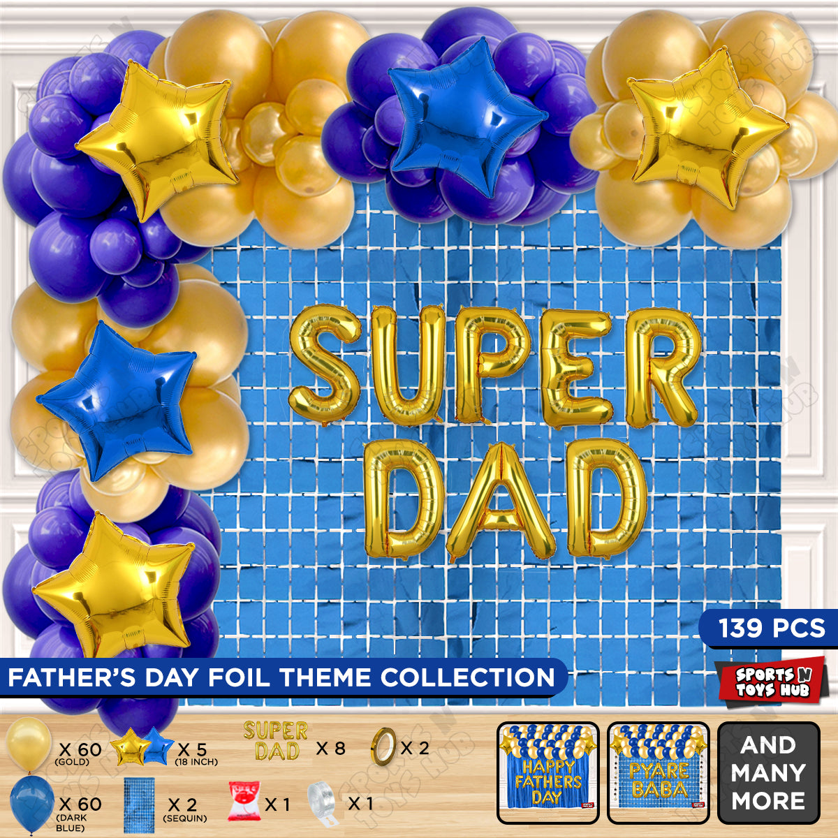 Super Dad Foil Letter Arch Theme Collection