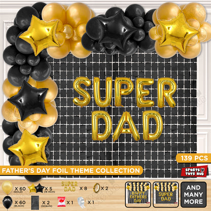 Super Dad Foil Letter Arch Theme Collection