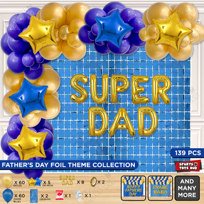 Super Dad Foil Letter Arch Theme Collection
