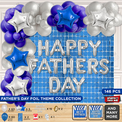 Happy Fathers Day Foil Letter Arch Theme Collection