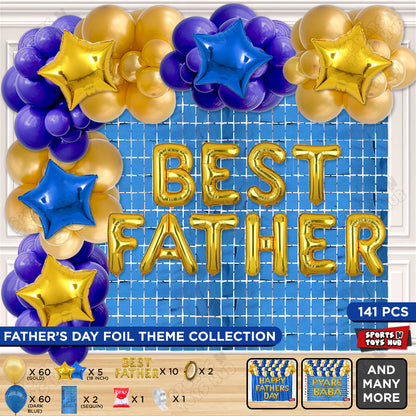 Best Father Foil Letter Arch Theme Collection