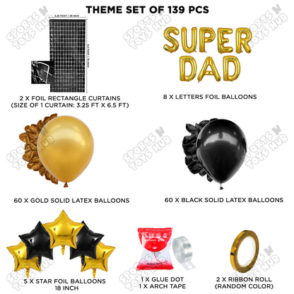 Super Dad Foil Letter Arch Theme Collection