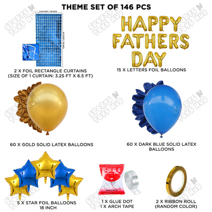 Happy Fathers Day Foil Letter Arch Theme Collection