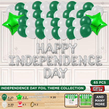 Happy Independence Day Foil Letters Theme Collection
