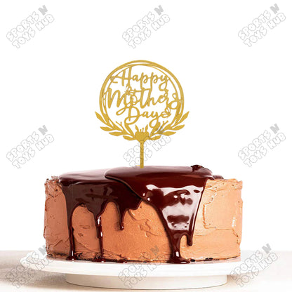 Happy Mother's Day Acrylic Cake Topper