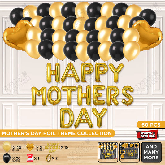 Happy Mothers Day Foil Letter Garland Theme Collection