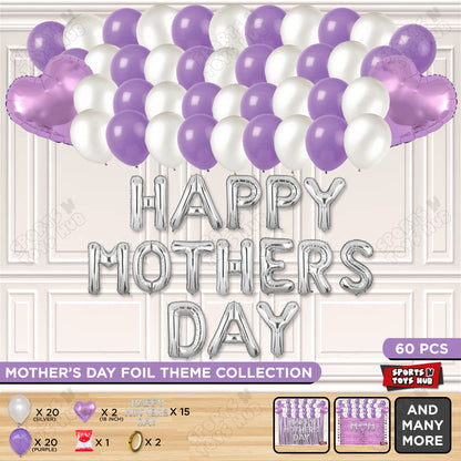 Happy Mothers Day Foil Letter Garland Theme Collection