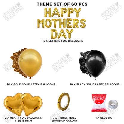 Happy Mothers Day Foil Letter Garland Theme Collection