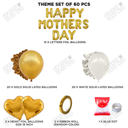 Happy Mothers Day Foil Letter Garland Theme Collection