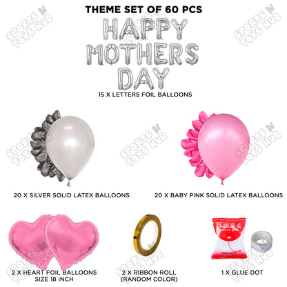 Happy Mothers Day Foil Letter Garland Theme Collection