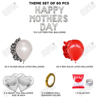 Happy Mothers Day Foil Letter Garland Theme Collection