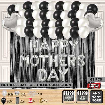 Happy Mothers Day Foil Letter Curtain Theme Collection