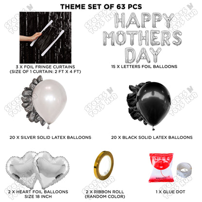 Happy Mothers Day Foil Letter Curtain Theme Collection