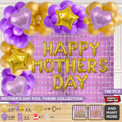 Happy Mothers Day Foil Letter Arch Theme Collection