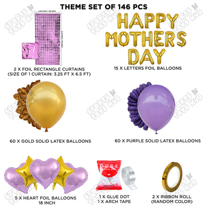 Happy Mothers Day Foil Letter Arch Theme Collection