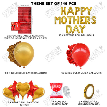 Happy Mothers Day Foil Letter Arch Theme Collection