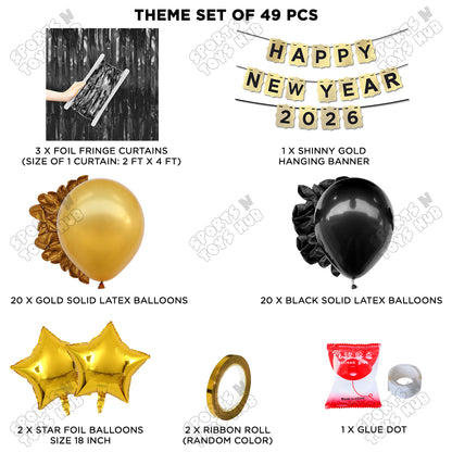 Happy New Year 2026 Card Banner Theme Collection