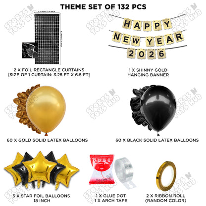 Happy New Year 2026 Card Banner Theme Collection
