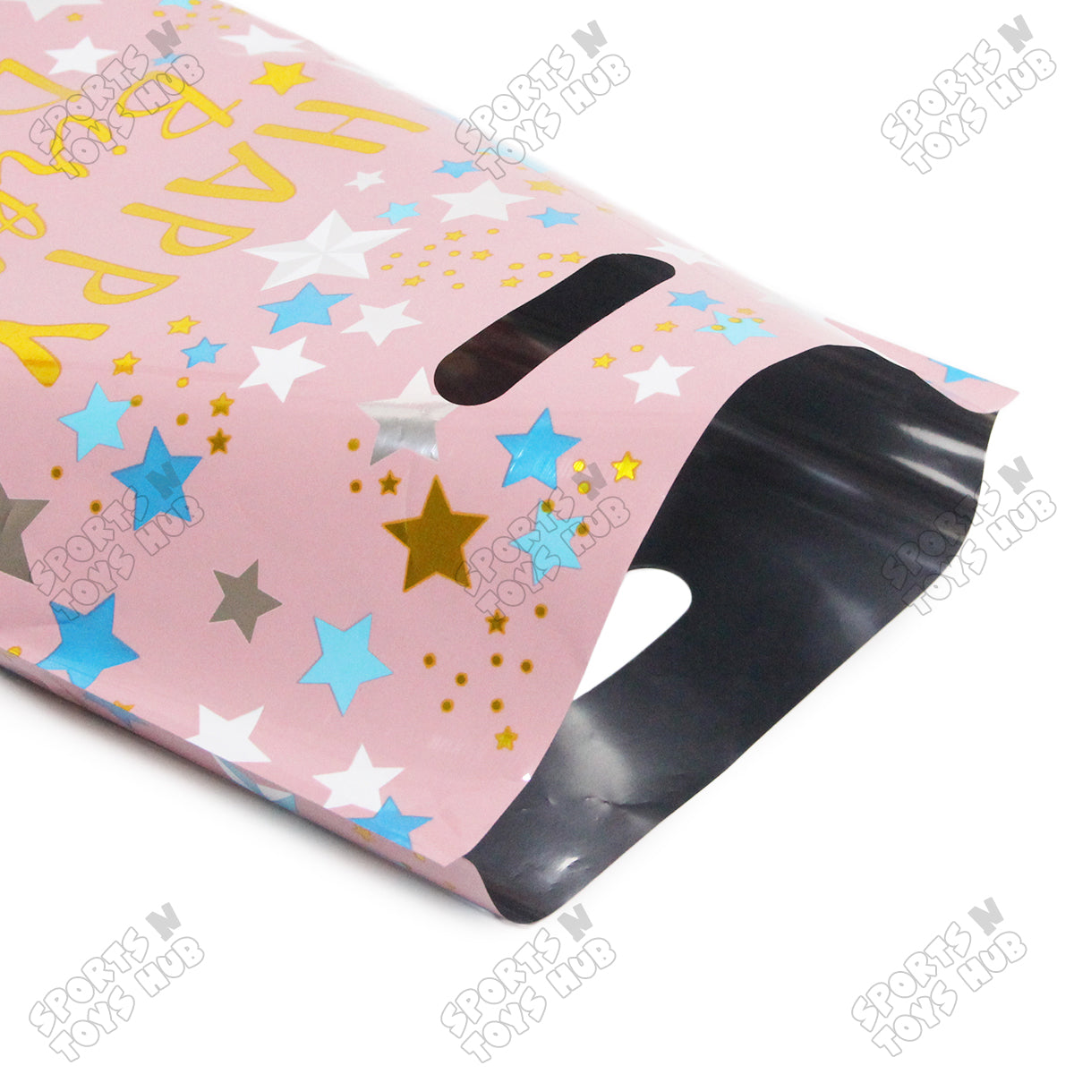 Printed Happy Birthday Goodies Gift Bags - 10 Pcs